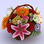 Bouquet en una cesta 01