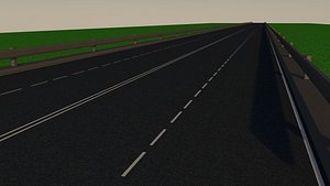 3D highway street freeway