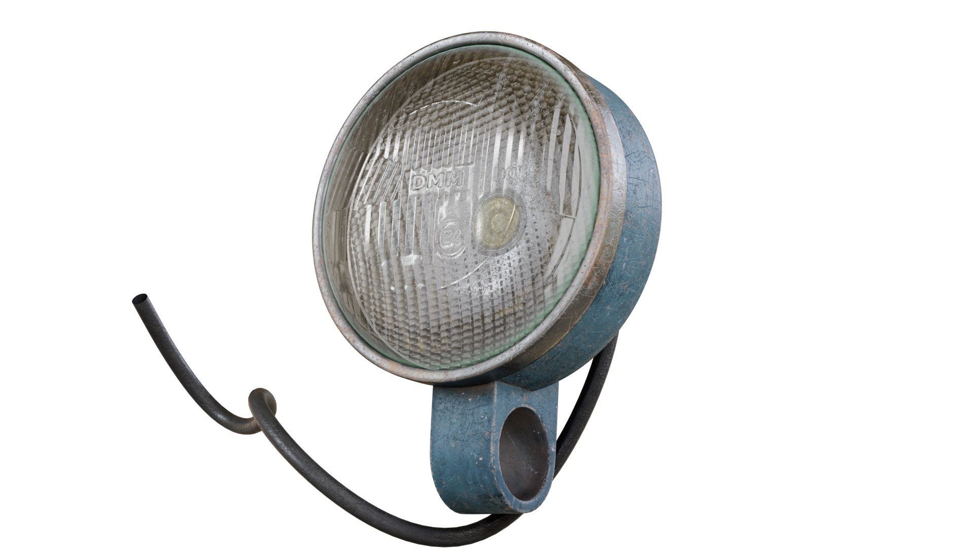 Vintage Industrial Headlight 3D Model Game Ready PBR Textures 3D Model ...