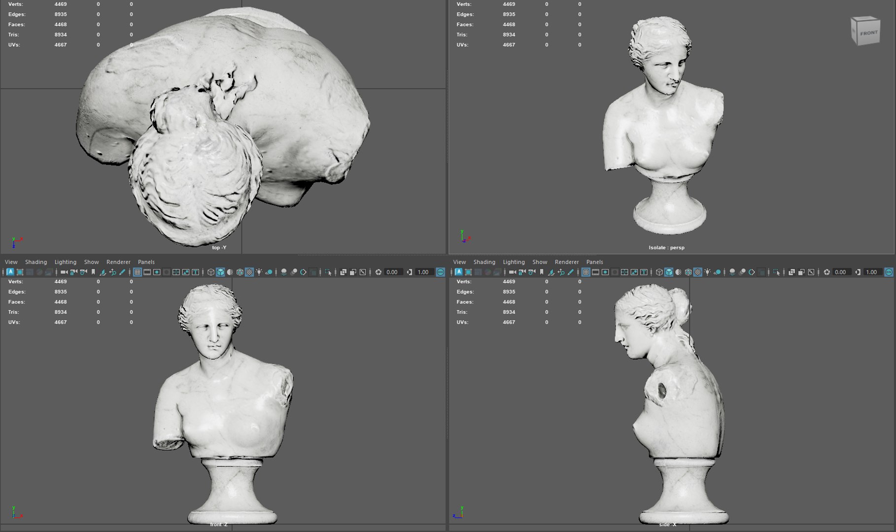 Venus de Milo Bust Sculpture  Low Poly 3D Model  PBR Textured  Carrara Marble 3D model https://p.turbosquid.com/ts-thumb/V1/rylshp/RM/render4/jpg/1744657506/1920x1080/fit_q87/5d28faaba49347a1cbdc3cdca4d682472d086280/render4.jpg