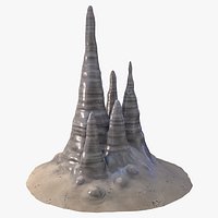 Cave Stalagmites 07 PBR