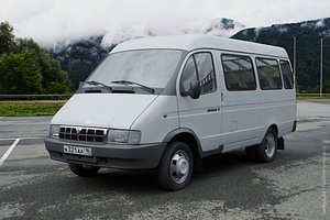 3D model GAZ-3221 Gazelle 1998 bus