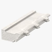 Roman Marble Cornice With Lion Heads