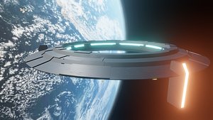 UFO spaceship 3D model
