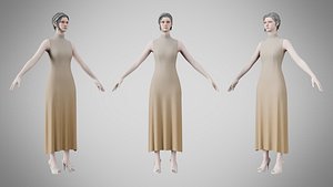 3D model Dress 56 Grullo