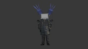 tv man titan 3D model