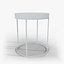 Knight Side Table - Round Black and Brass End Table