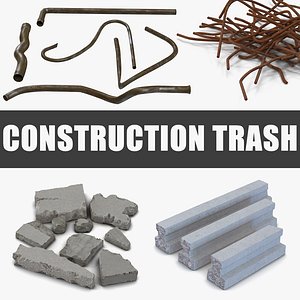 construction trash 3D model