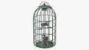 Caged Bird Feeder