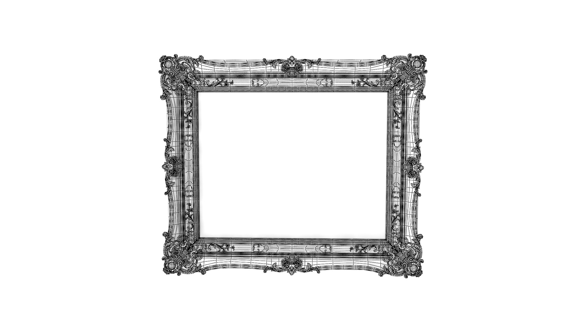 3D realistic baroque picture frame https://p.turbosquid.com/ts-thumb/V2/IVYoo4/A8SLAsWn/c_s0001/jpg/1580627075/1920x1080/fit_q87/08063456b65bdd3efe48527e5e0c3f746eaf2fca/c_s0001.jpg
