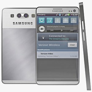 3d samsung galaxy s4 2 model
