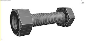 3D bolt nut 2019