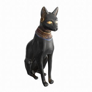 Egyptian cat statue