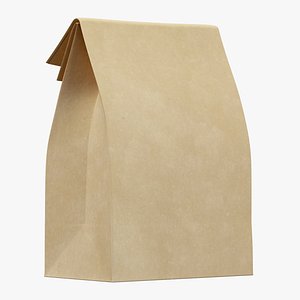 Paper Takeaway Bag 03 3D model
