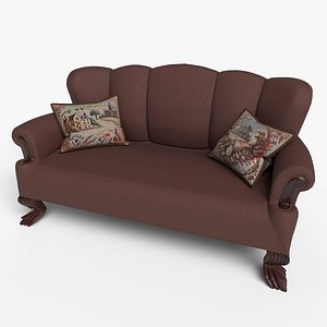 Victorian Leather Sofa - HERITAGE HAVEN