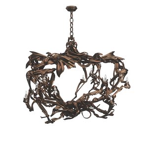 lamps chandeliers decoration 3D model