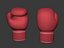 Luvas de boxe de desenho animado