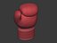 Luvas de boxe de desenho animado