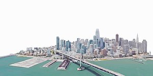 3D model San Francisco city