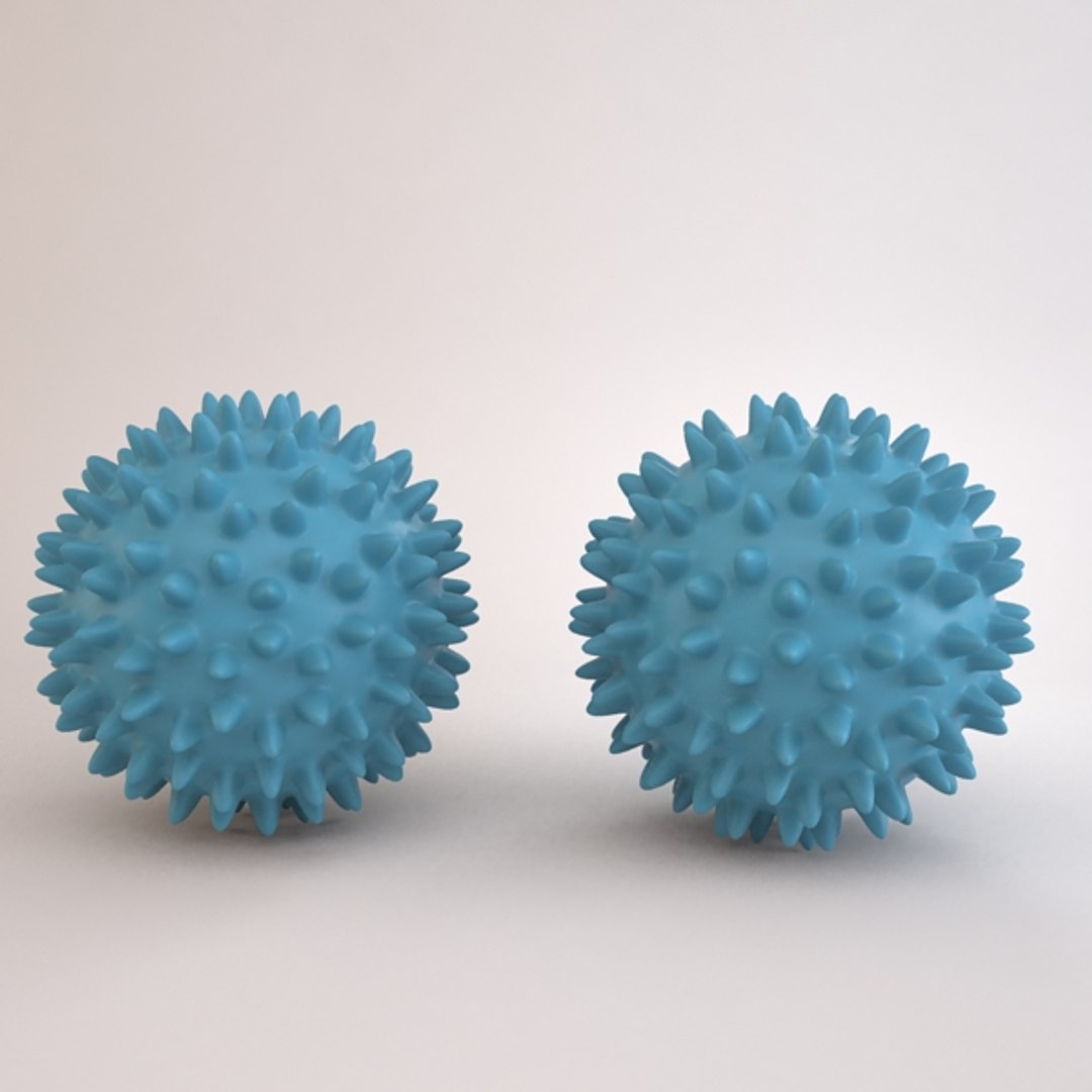 3d Model Of Plastic Laundry Balls