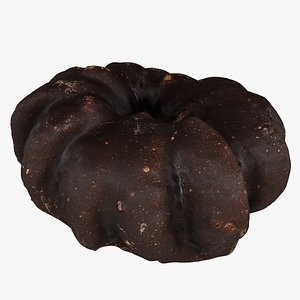 chocolate donut 3d model