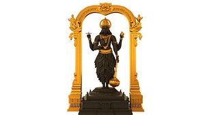Lord vishnu statue 3D
