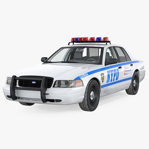 crown victoria police car 3D