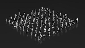 3D HD People 19 Action