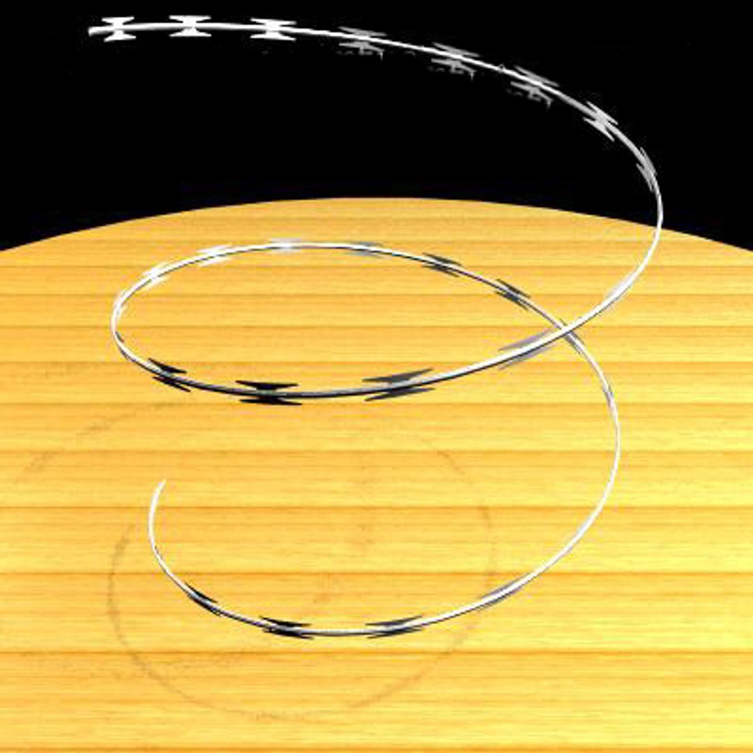 razor wire 3d model