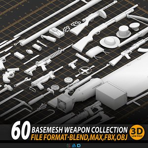 60 Basemesh Weapon Collection