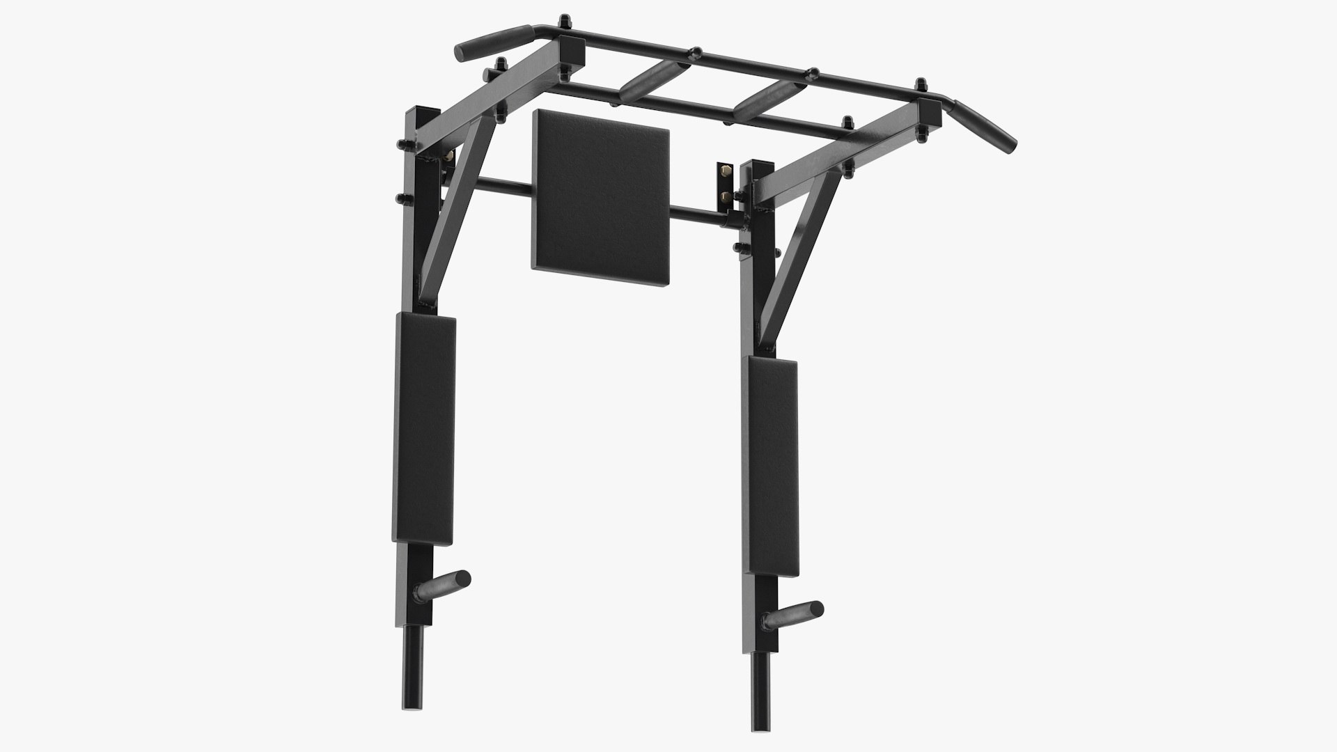 Multi Function Wall Mounted Horizontal Bar 3D model preview