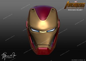 iron man infinity war helmet model