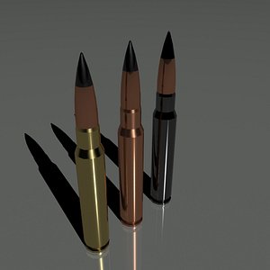 cartridges 7 92 mm 3d max