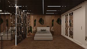 luxury room hous 3D model
