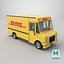 Detaillierte LKW- und Transportersammlung