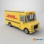 Detaillierte LKW- und Transportersammlung