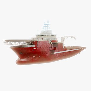 Offshore Support Vessel Rusted
