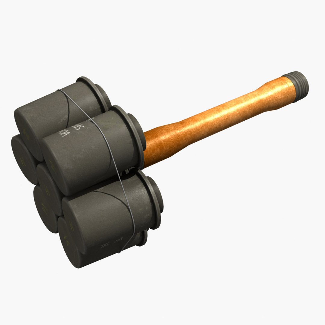 Set M24 Stick Grenades 3D - TurboSquid 1169920