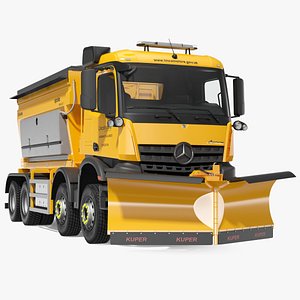 Mercedes Benz 8x6 Arocs Gritter Truck Rigged