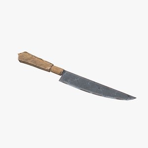 3D Medieval Knife 2 model