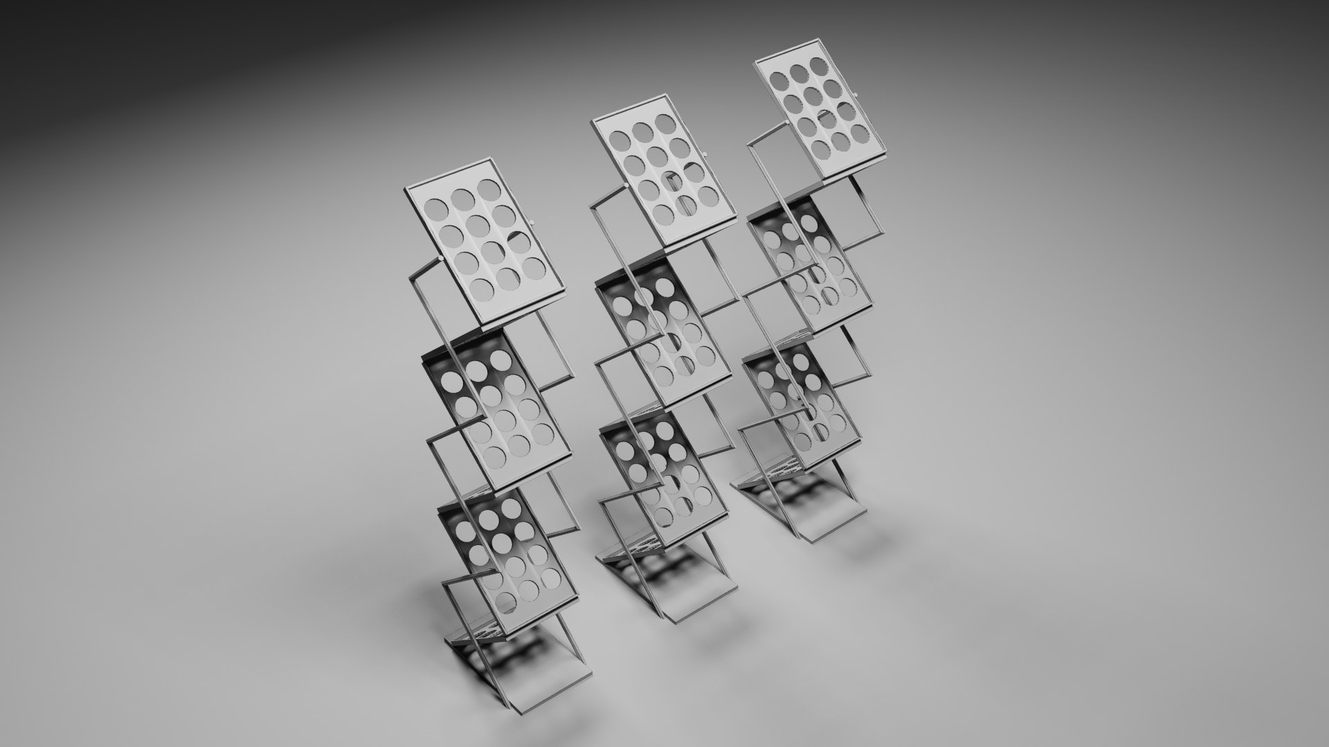 Brochure Stand Low-poly model - TurboSquid 2154784