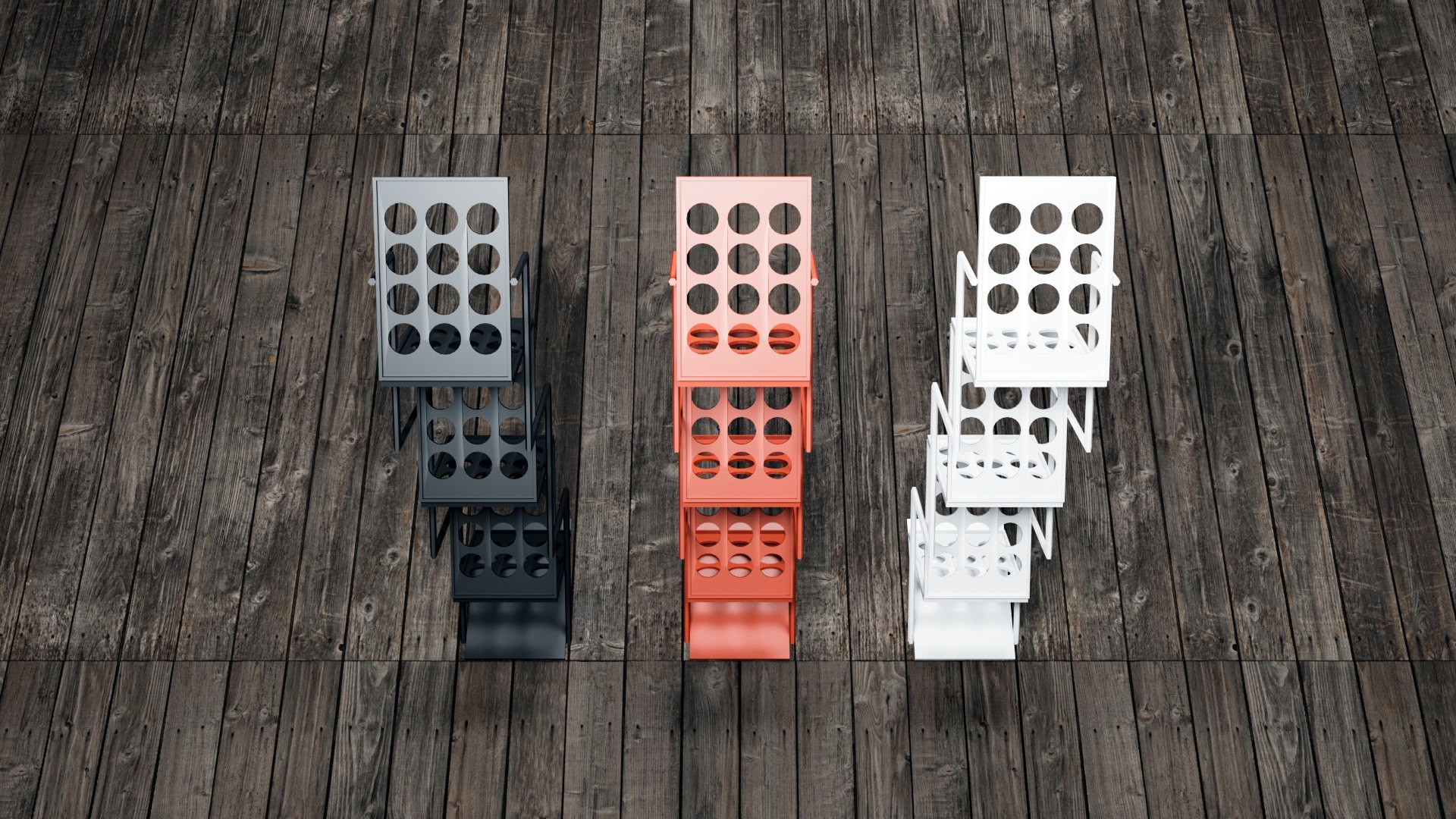 Brochure Stand Low-poly model - TurboSquid 2154784