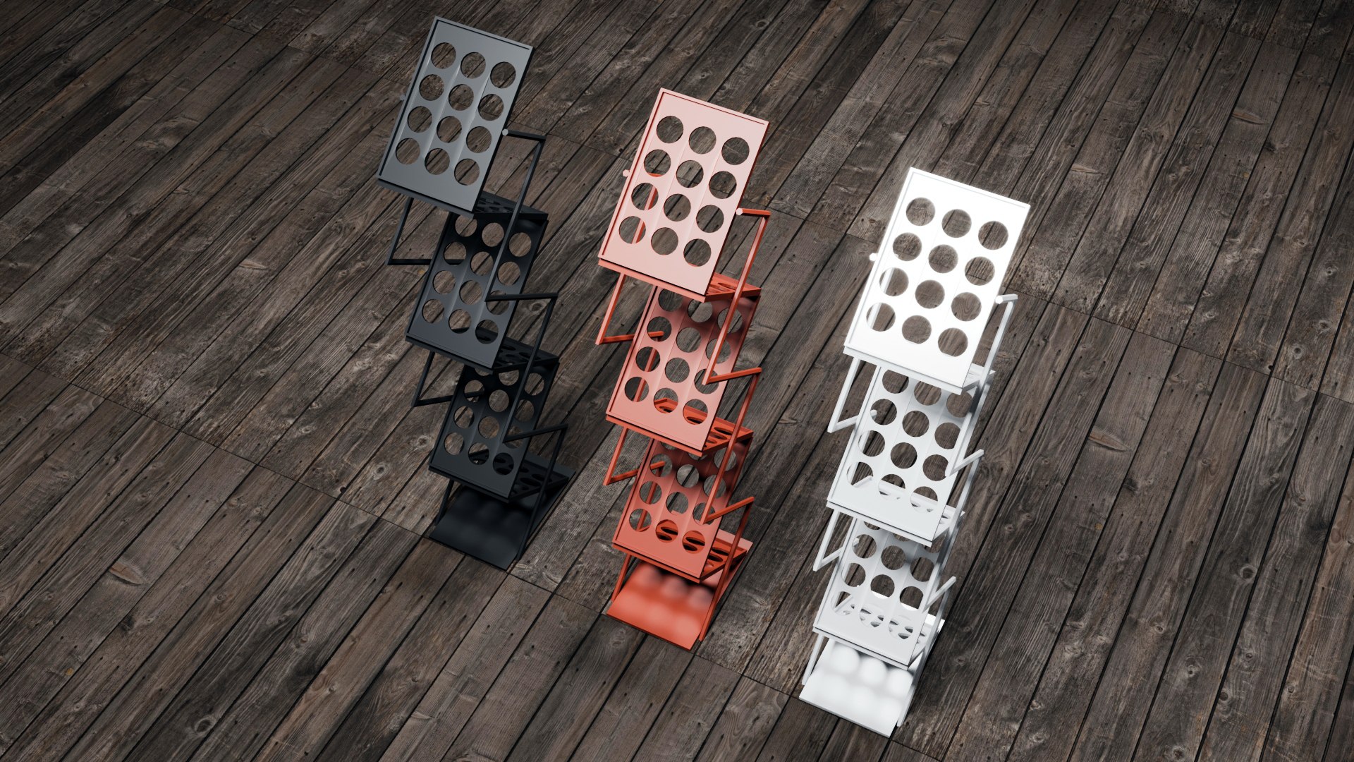 Brochure Stand Low-poly model - TurboSquid 2154784