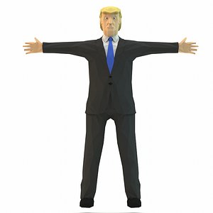 donald trump 3d 3ds