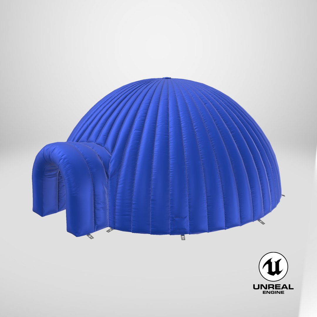 Outdoor Inflatable Igloo Tent Open Blue model https://p.turbosquid.com/ts-thumb/V3/PJXjo0/34/stemcell_unreal_render/png/1715055453/1920x1080/fit_q87/1eae152594f03de7331146523fd39ad537f4d1e6/stemcell_unreal_render.jpg