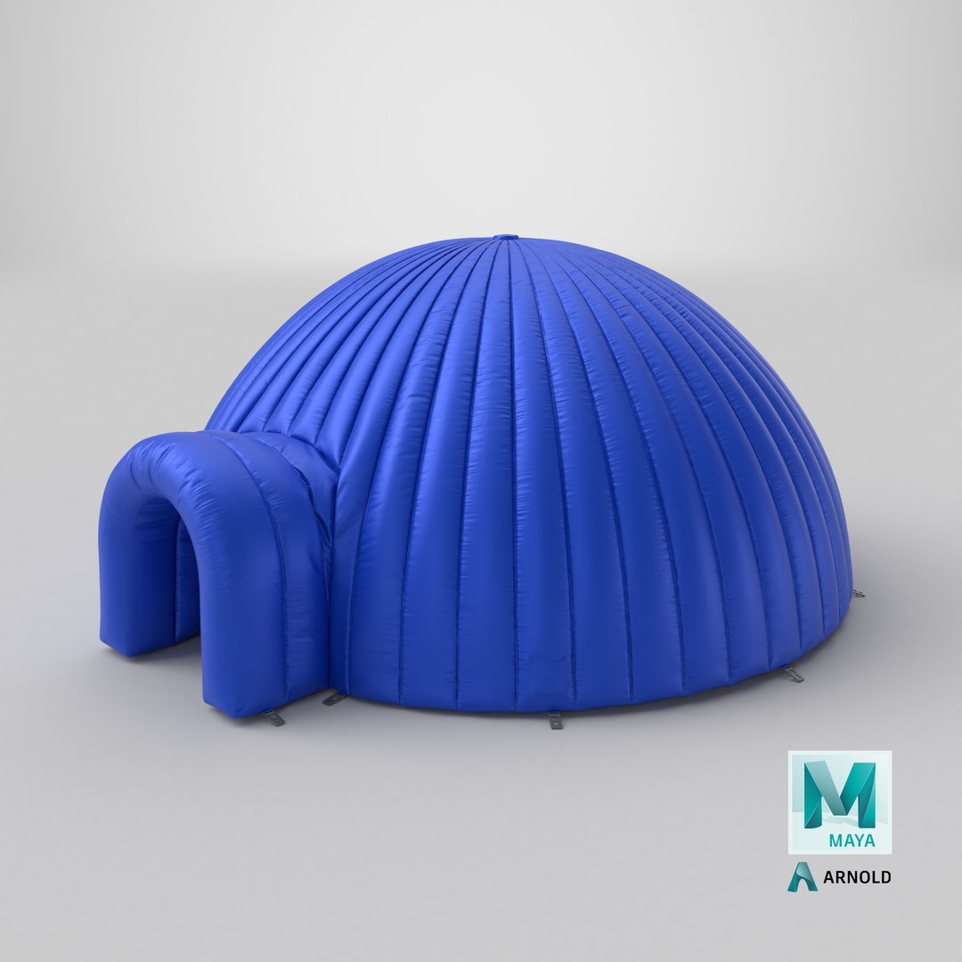Outdoor Inflatable Igloo Tent Open Blue model https://p.turbosquid.com/ts-thumb/V3/PJXjo0/hl/stemcell_maya_arnold_render/png/1715055442/1920x1080/fit_q87/980c73b5bea27f9b78e132acfc72697d761b601d/stemcell_maya_arnold_render.jpg