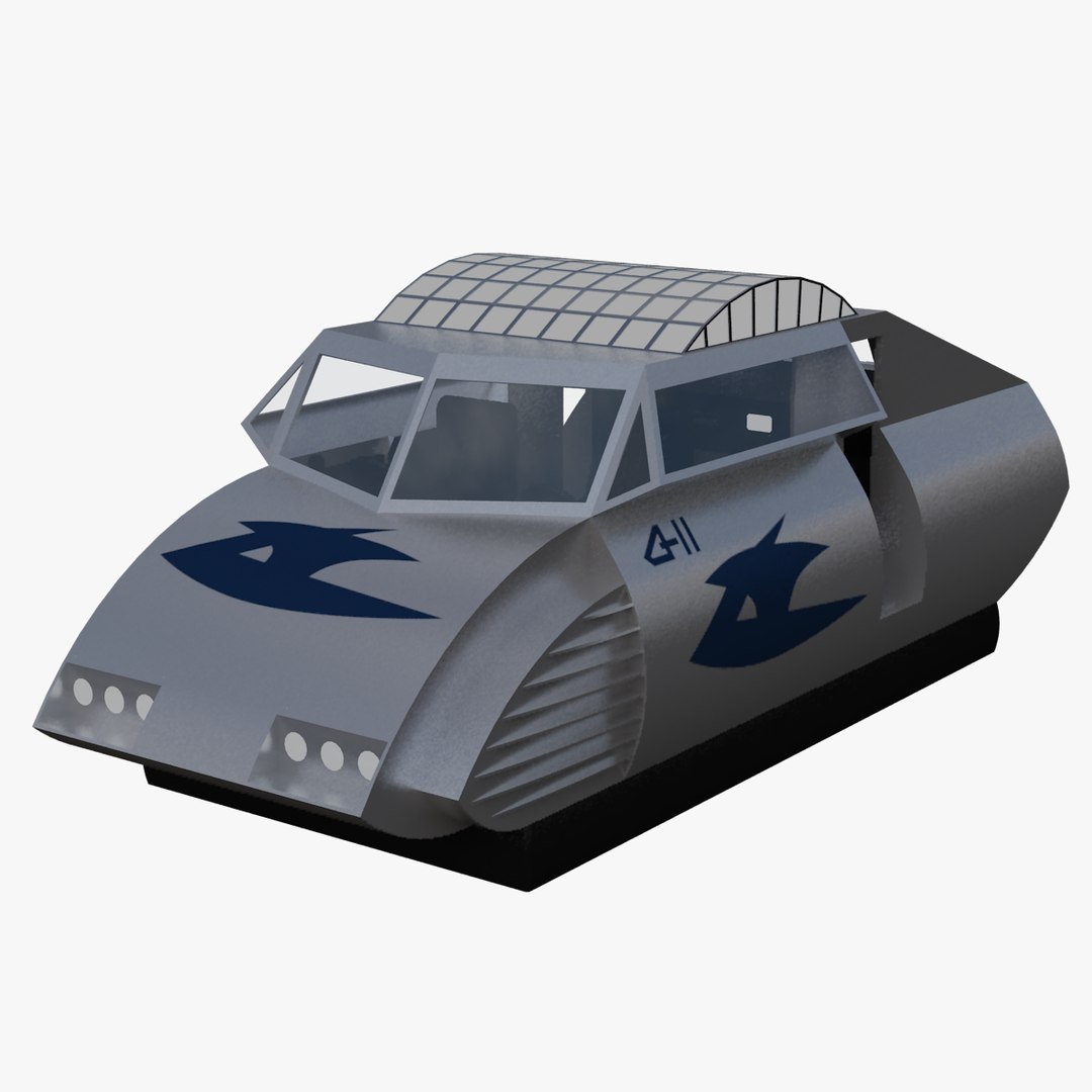 LOGANs RUN Solar Car 3D Model TurboSquid 1811883