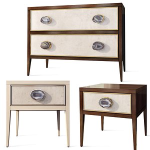 Dresser nightstand Isola by John Richard