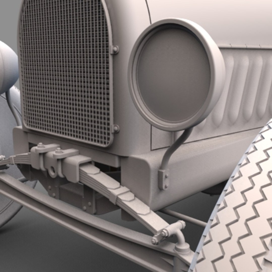 Vintage Racer Torpedo Body 3d Model