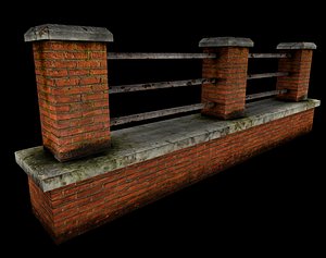 brick fence
